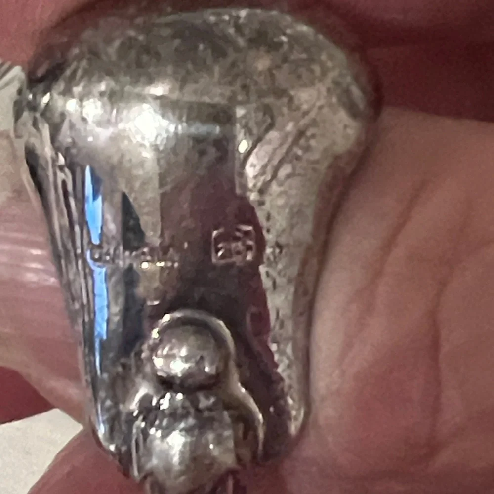 Chambly France Silver Sugar Tongs